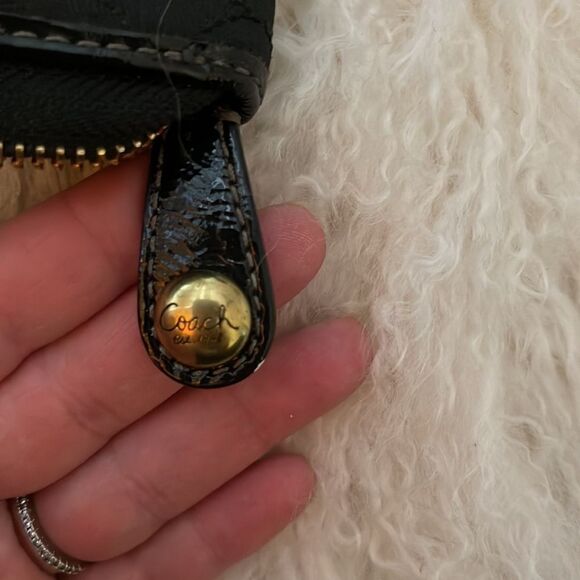 Like new Coach zip wallet with pockets and place for pen and credit cards. - Picture 3 of 4